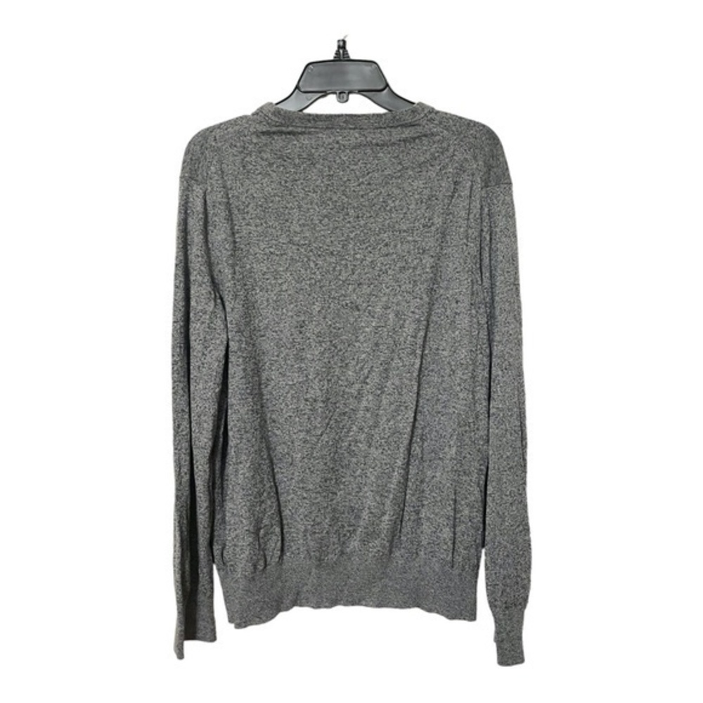 Banana Republic Mens Sweater Luxury Blend V-Neck Silk Grey Heathered Size XL - Picture 9 of 10